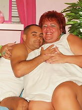 Fat redhead Mindy gets...